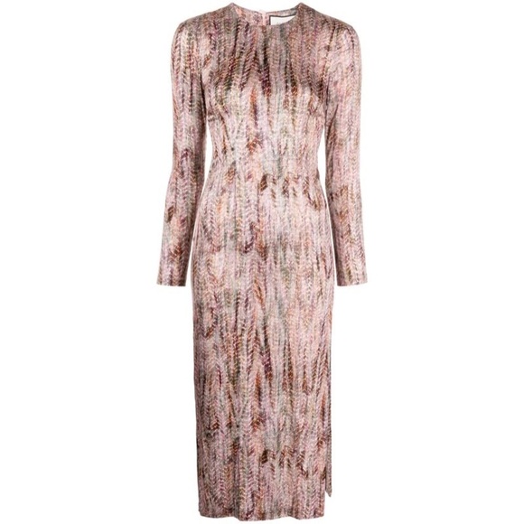 Alexis Verita Long Sleeve Midi Dress Small - Picture 8 of 9